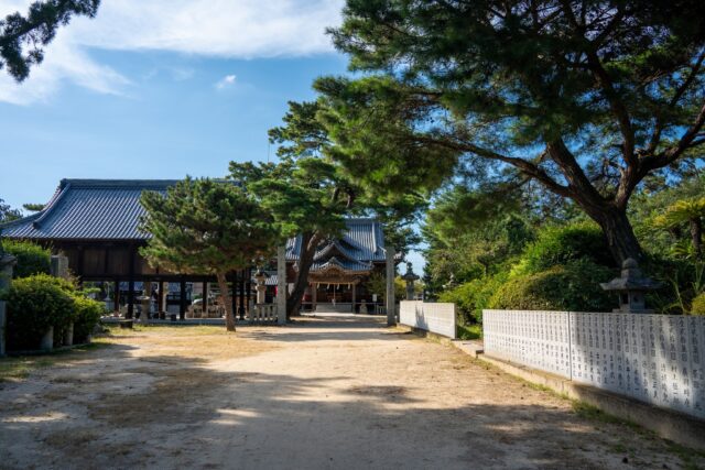 「綱敷天満神社（新天神）」
愛媛県今治市桜井６丁目２−１
#綱敷天満神社 #綱敷天満宮 #天満神社 #松林 #菅原道真 #鳥居 #梅 #神社 #今治市 #今治 #神社フォトコンわたしと神社